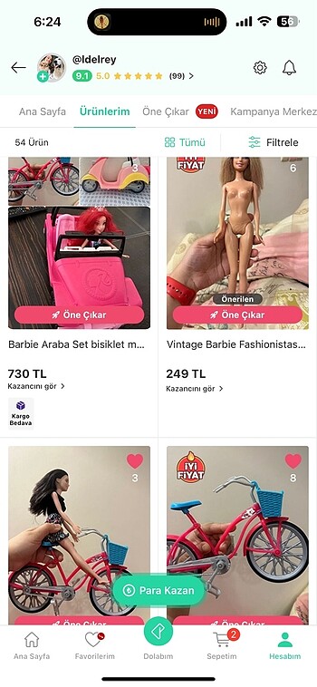 Barbie Dreamtopia Sıfır Bisiklet Jip Jeep Araba Motor Esmer Deni