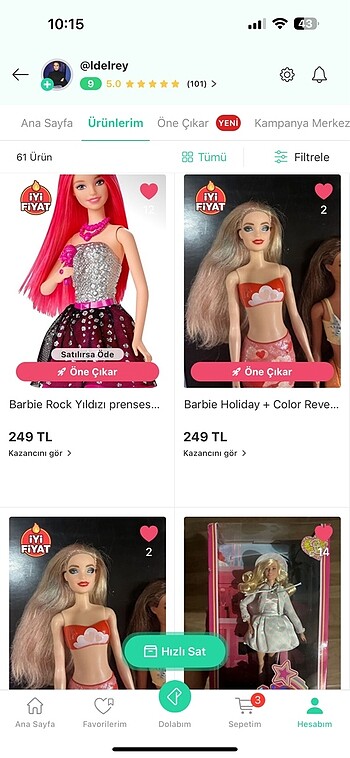 Barbie Popstar şarkıcı fashionistas orijinal sıfır pop yıldızı l