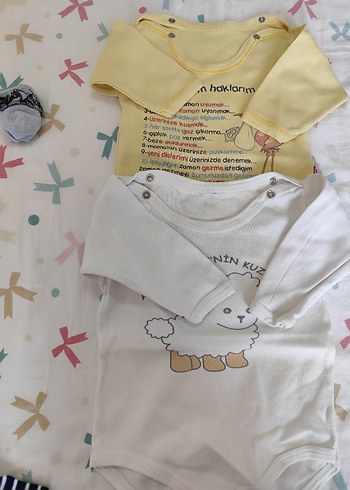 Bebek Erkek Pamuklu uzun Kollu Body zıbın - Görsel 5