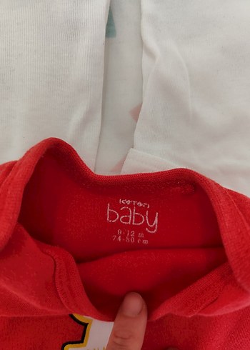 3 adet çıtçıtli erkek Bebek body, zıbın - Görsel 3