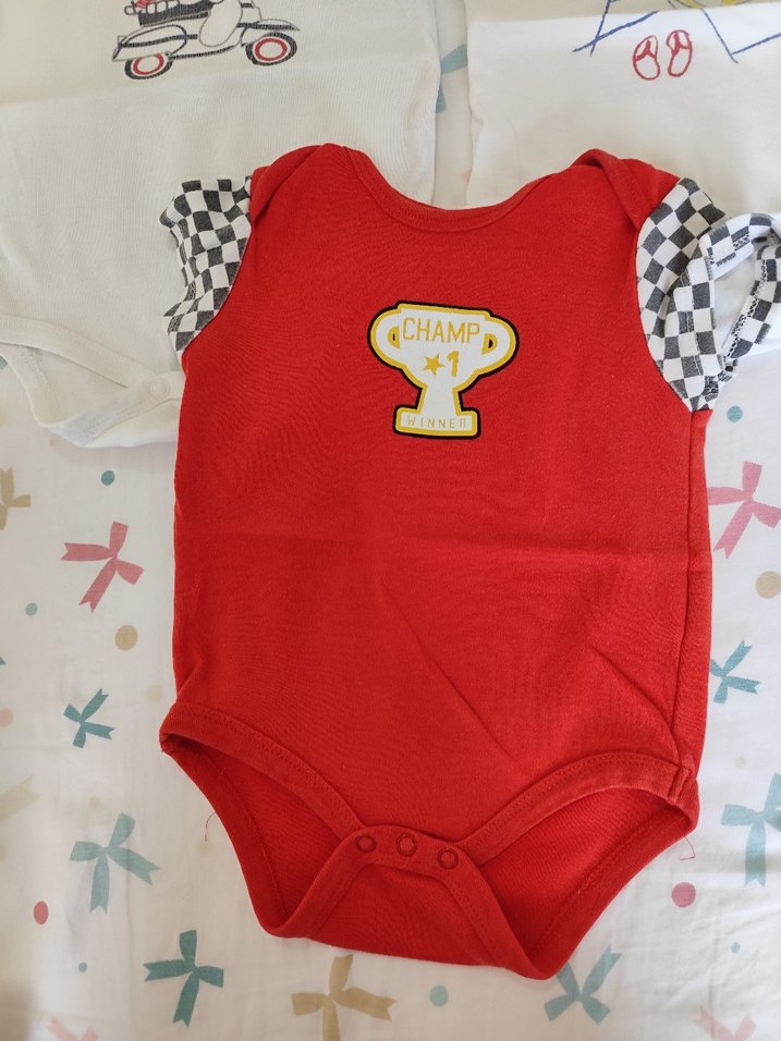 3 adet çıtçıtli erkek Bebek body, zıbın - Görsel 2