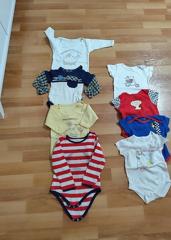 Erkek bebek Body uzun kollu zıbın - Görsel 2