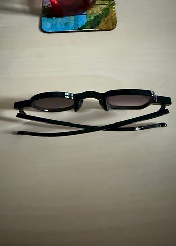 Siyah Minimalist Gotik Kadın Gözlüğü - Görsel 3