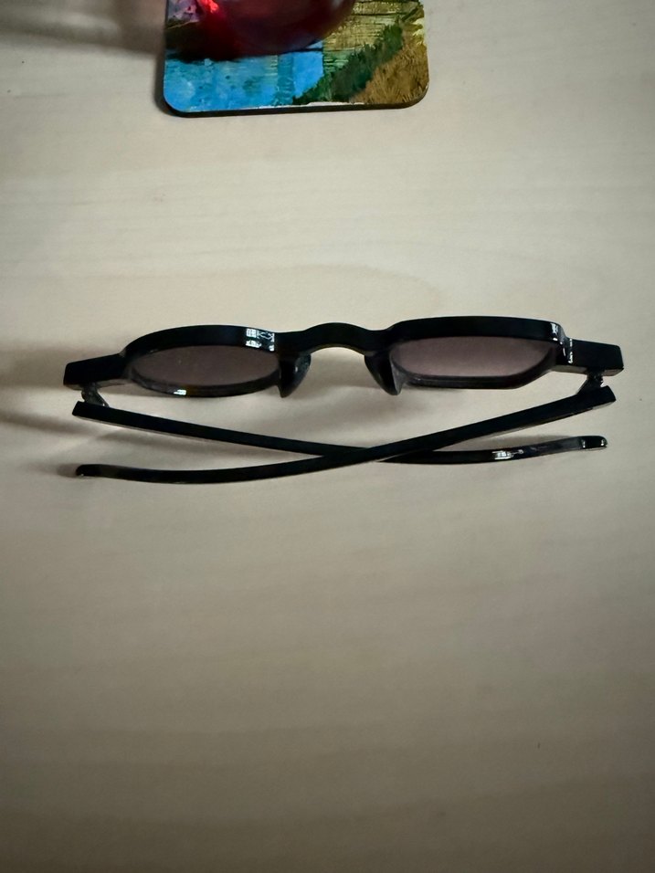 Siyah Minimalist Gotik Kadın Gözlüğü - Görsel 3