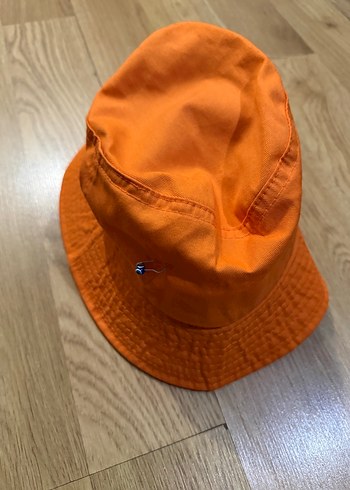 Parlak Turuncu Kadın Bucket Şapka - Görsel 2