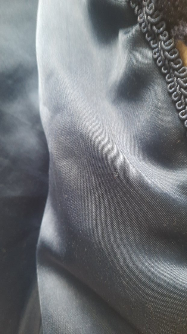 çocuk Lacivert Bağlama Detaylı Peluş Mont - Görsel 5