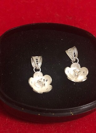 Sterling silver gümüş kolye ucu telkari