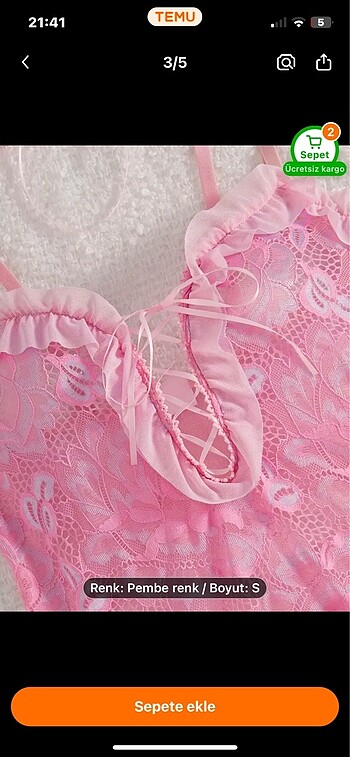 s Beden pembe Renk Y2K Lolita bodysuit