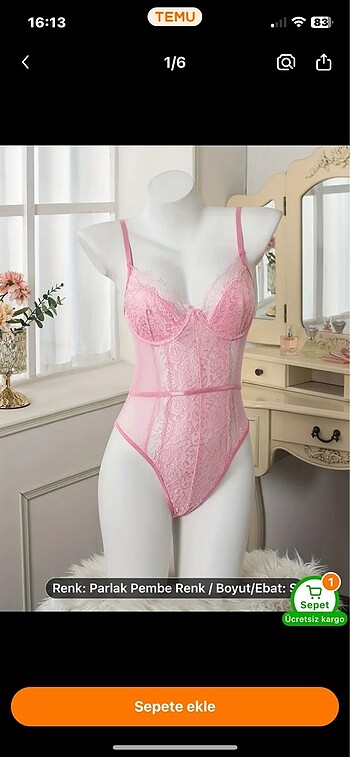 Babydoll gecelik