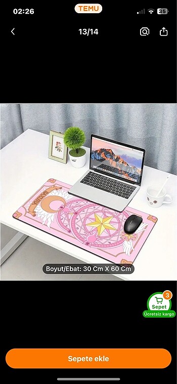 Sailor moon klavye ped