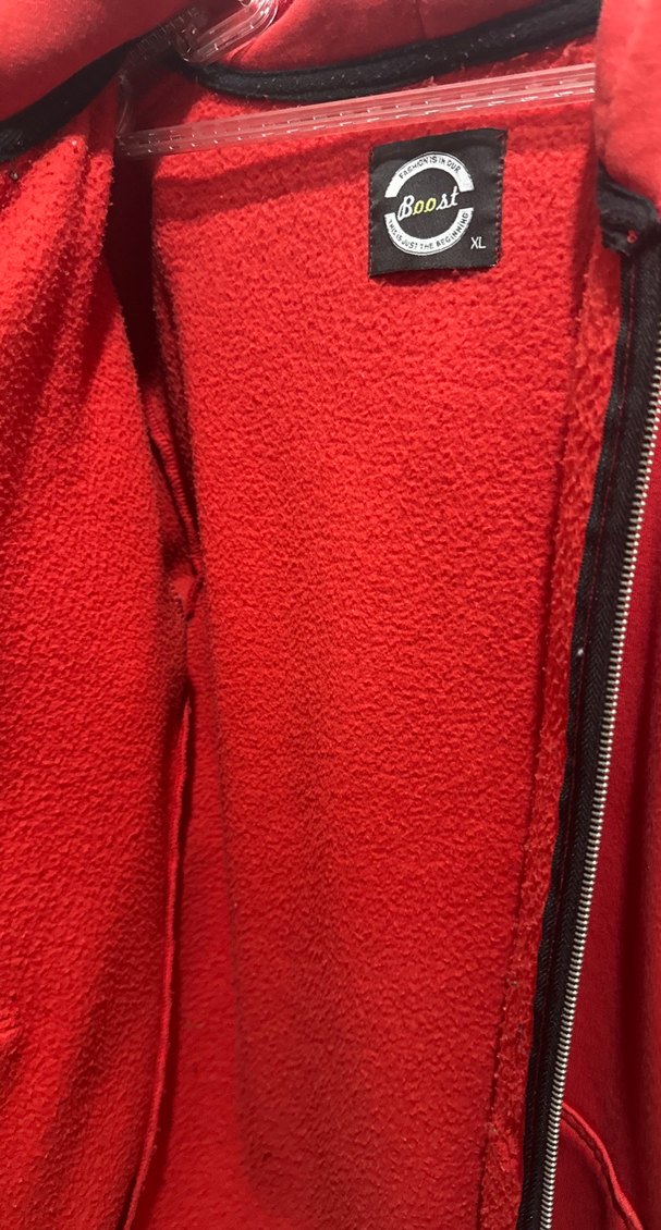 Kırmızı Fermuarlı Erkek Polar Sweatshirt - Görsel 5