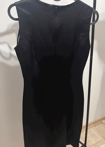 Boncuk İşlemeli Siyah Uzun Abiye Elbise - Görsel 4