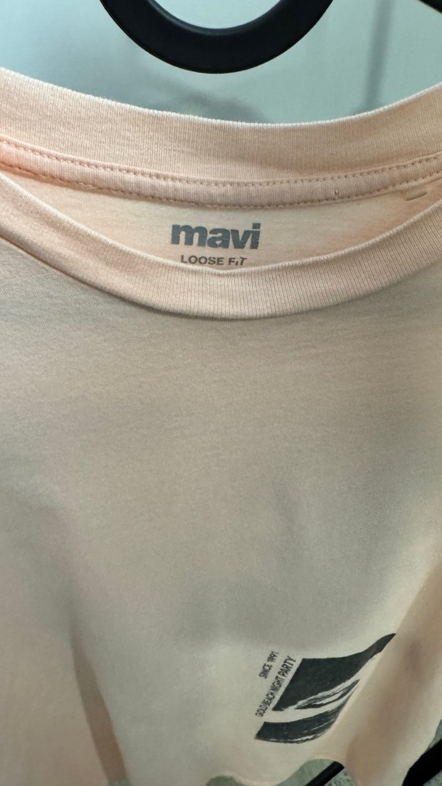 Mavi Marka Erkek Pembe Baskılı Pamuklu Tişört - Görsel 5