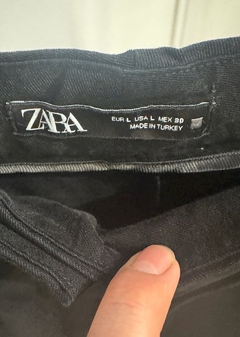 Kadın Siyah Keten Pilili Midi Pantolon - Görsel 6