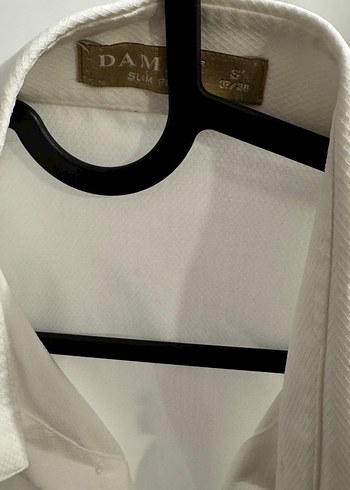 Damat Marka Beyaz Klasik Erkek Gömlek - Görsel 3