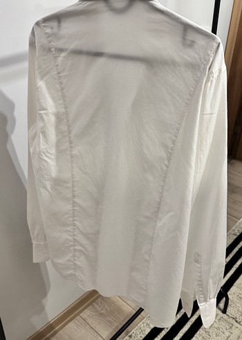Damat Marka Beyaz Klasik Erkek Gömlek - Görsel 4