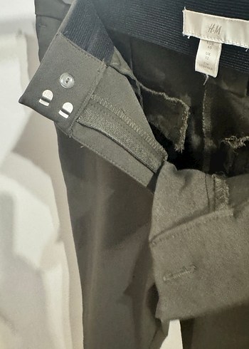 Kahverengi Kemerli Kadın Kumaş Pantolon - Görsel 9