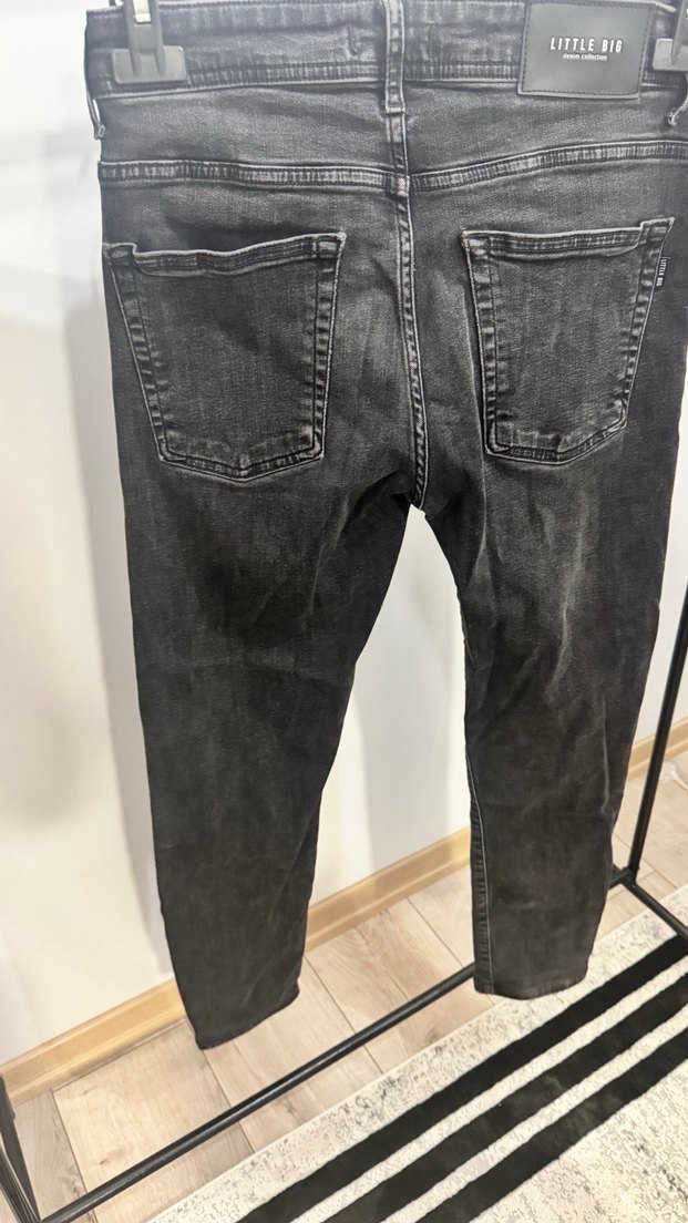 Gri Erkek Denim Pantolon - Görsel 3
