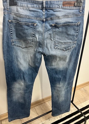 Mavi Rahat Kesim Erkek Denim Jean - Görsel 3