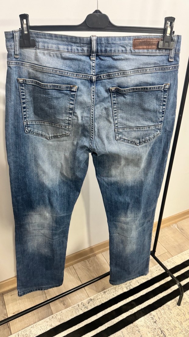Mavi Rahat Kesim Erkek Denim Jean - Görsel 3