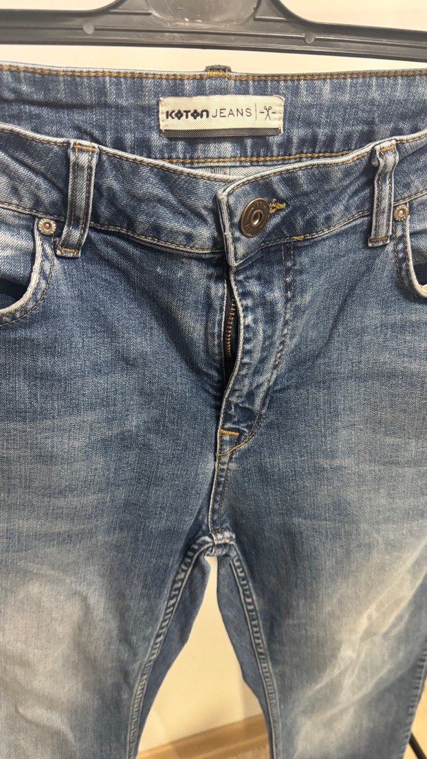 Mavi Rahat Kesim Erkek Denim Jean - Görsel 2