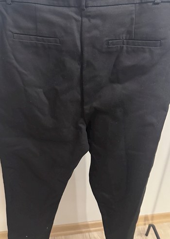 Düz Siyah Kadın Kumaş Pantolon - Görsel 5