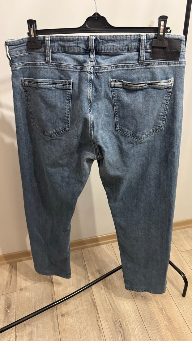 Gevşek Kesim Mavi Erkek Kot Pantolon - Görsel 5