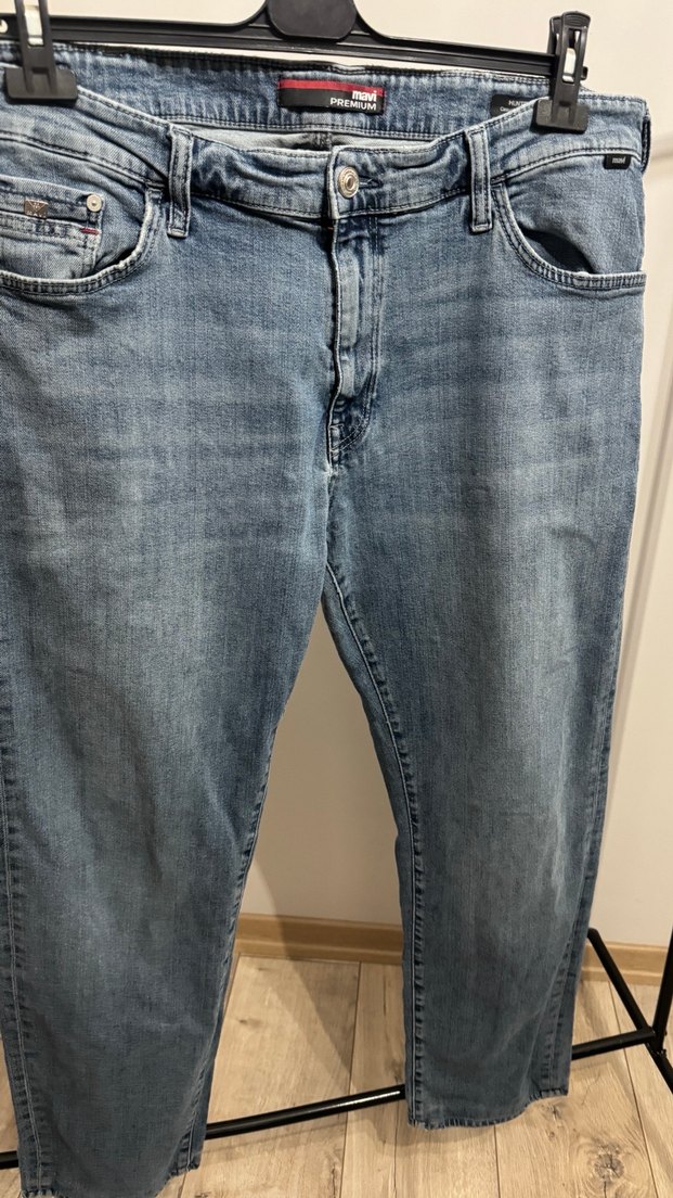 Gevşek Kesim Mavi Erkek Kot Pantolon - Görsel 2