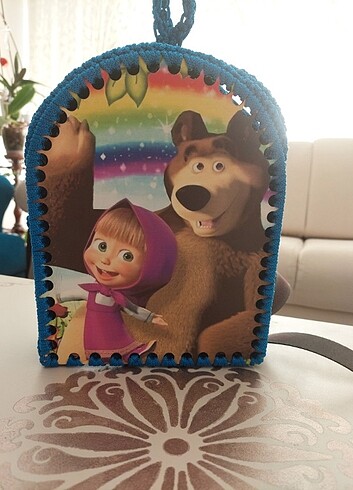  Beden Çocuk örgü sırt çantası 