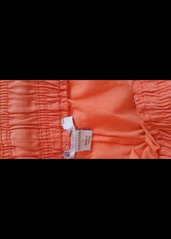 40 Beden turuncu Renk Pantolon