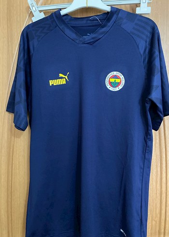 Erkek Lacivert Puma Fenerbahçe Spor Tişörtü