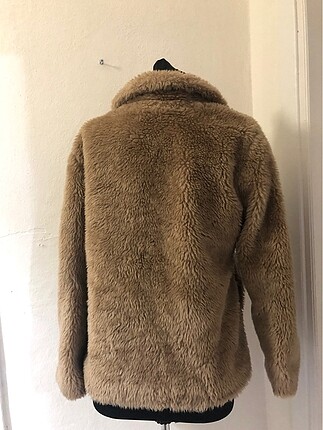 s Beden camel Renk Peluş kaban