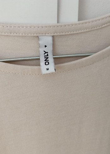 Bej  Midi Elbise, Kısa Kollu, Fırfırlı - Görsel 2