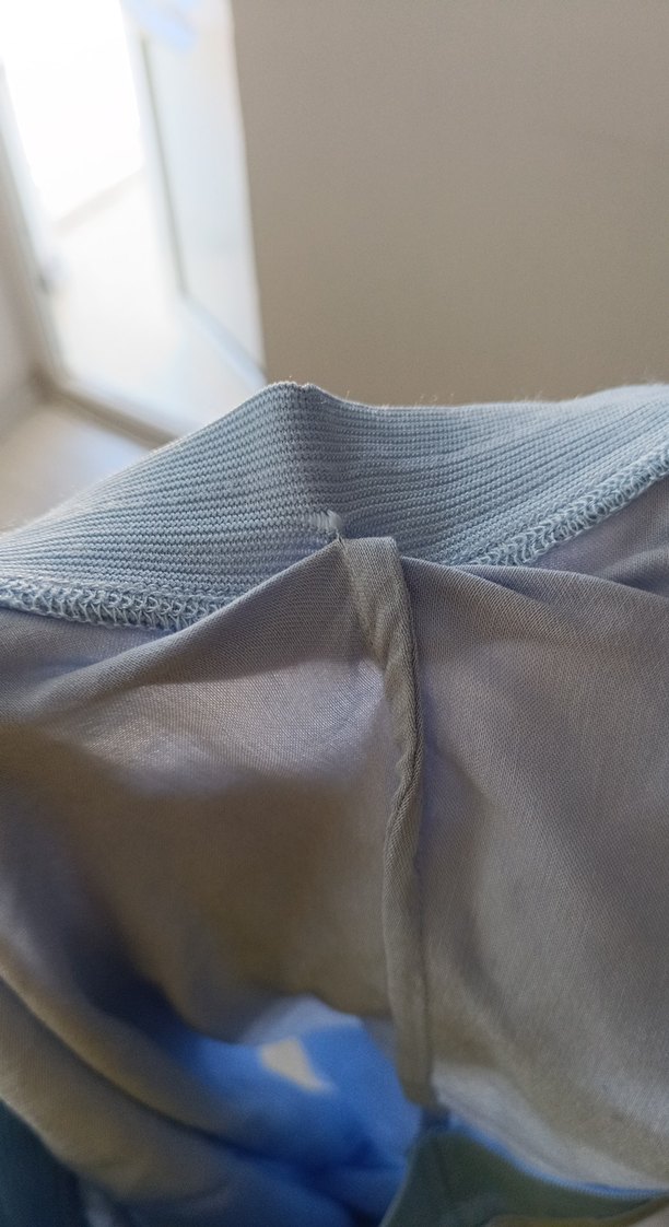 Kadın bebe mavisi saten  Mini Etek - Görsel 3