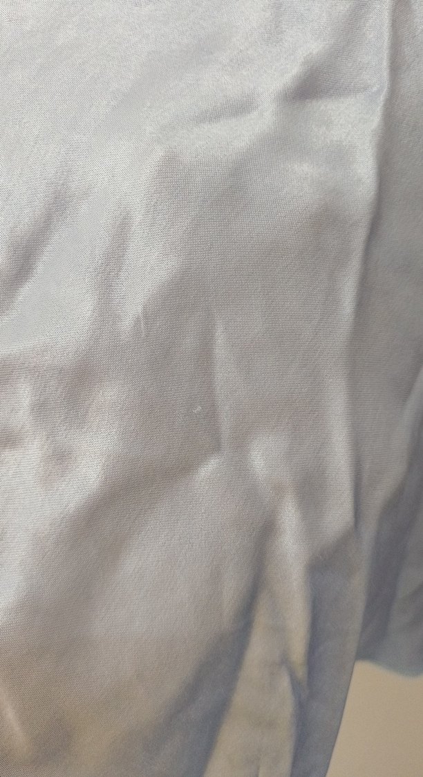 Kadın bebe mavisi saten  Mini Etek - Görsel 2