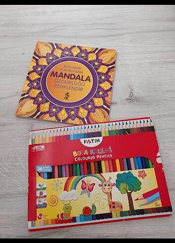 Boya kalemi ve mandala