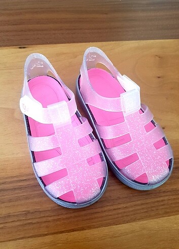 Igor Star Glitter Gri Fuşya Sandalet