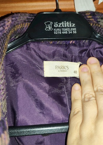 Park bravo yünlü tüvit  Kaban leylak renk - Görsel 5