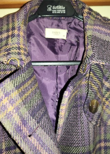 Park bravo yünlü tüvit  Kaban leylak renk - Görsel 6