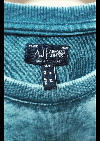 Turkuaz armani jeans Sweatshirt M - Görsel 3
