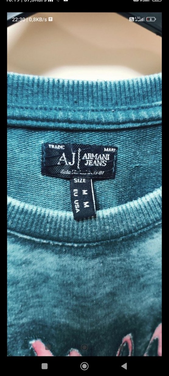 Turkuaz armani jeans Sweatshirt M - Görsel 3