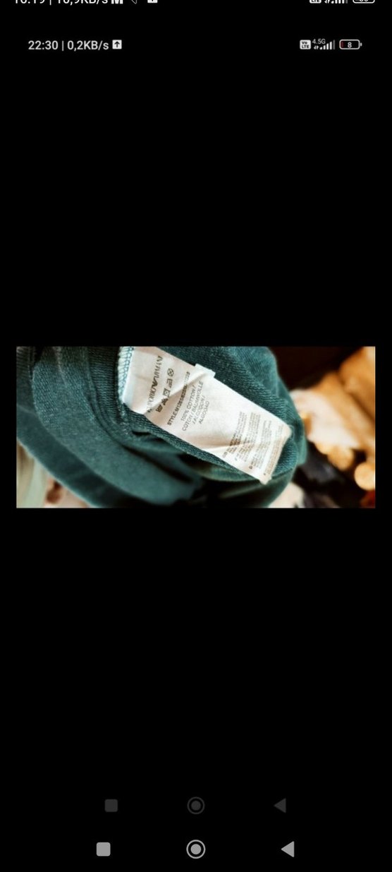 Turkuaz armani jeans Sweatshirt M - Görsel 5