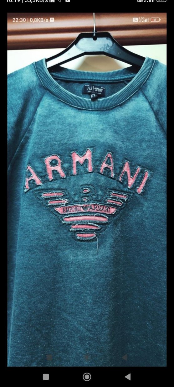 Turkuaz armani jeans Sweatshirt M - Görsel 2
