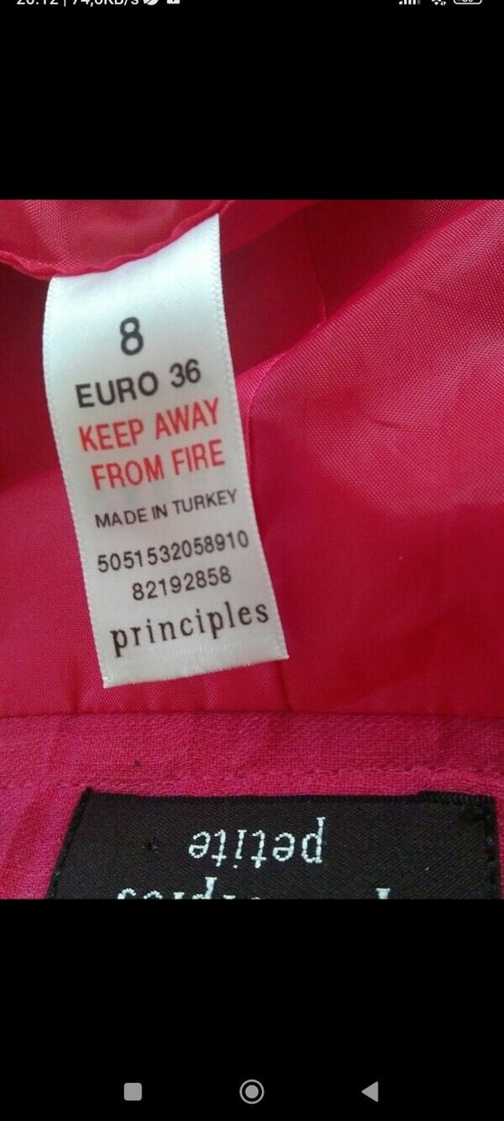 Fırfırlı fuşya pembe Mini Etek - Görsel 3