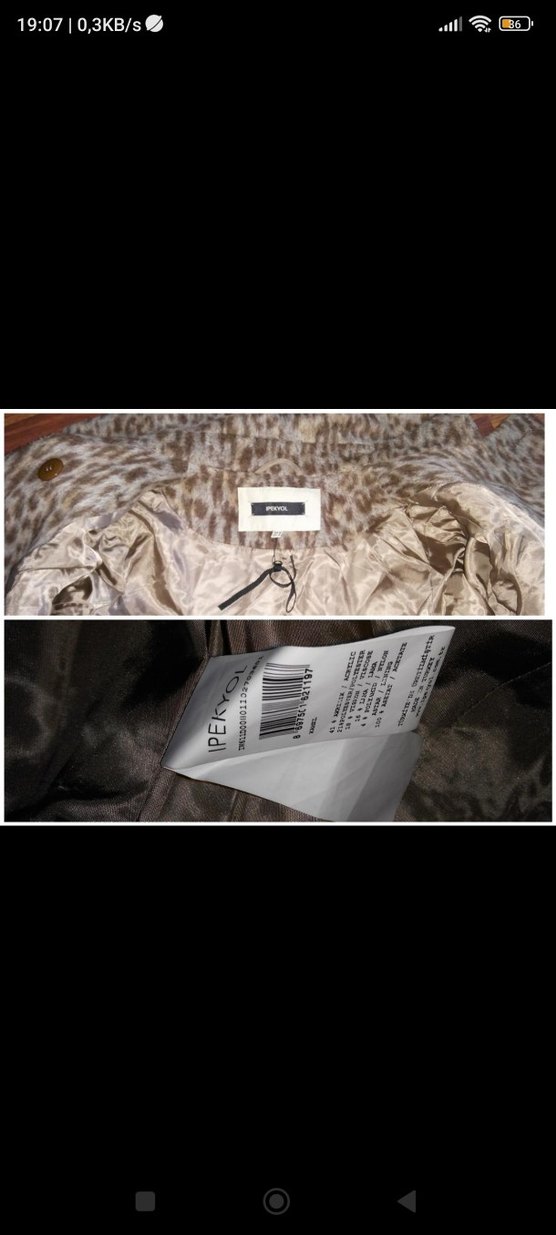 İpekyol leopar Lama Kaban - Görsel 3