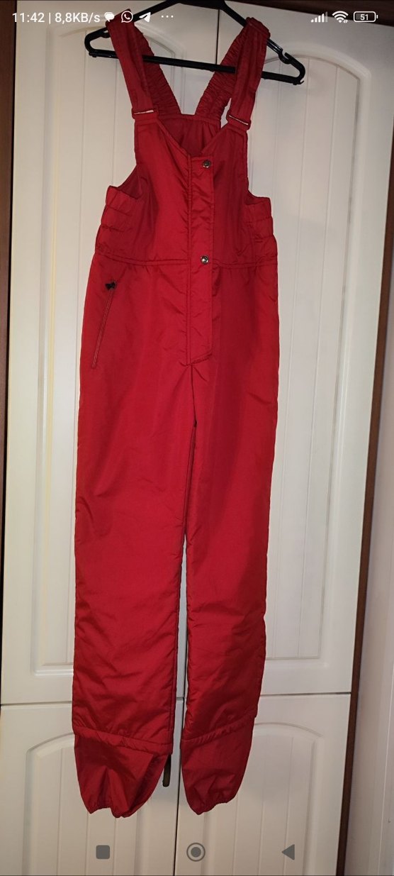 Kırmızı Kayak kar tulumu - Görsel 2