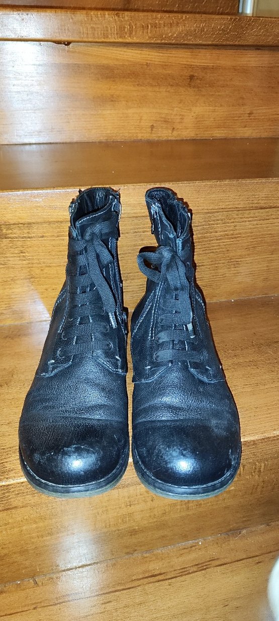 REBETA beta Deri Kadın Bot siyah 39 no y2k v2k vintage model - Görsel 4