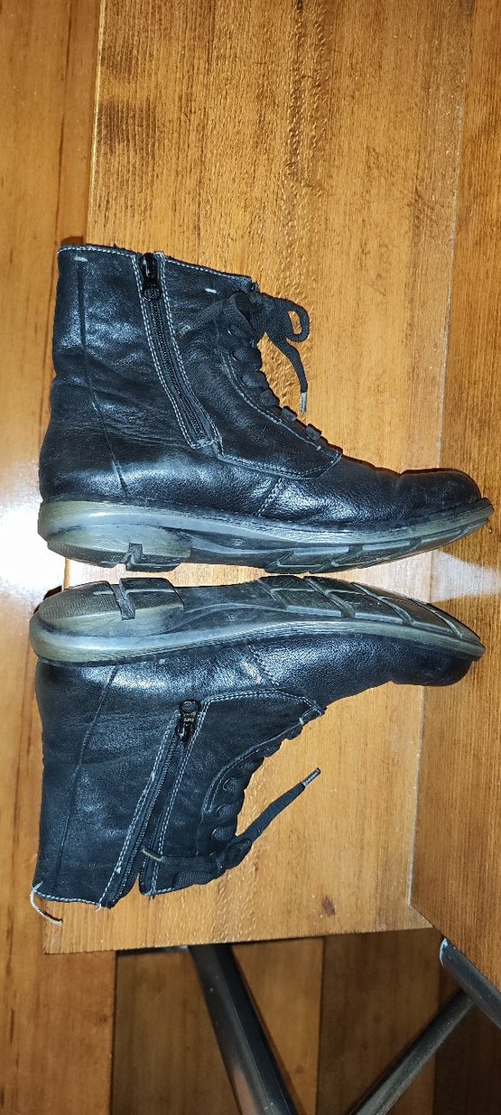 REBETA beta Deri Kadın Bot siyah 39 no y2k v2k vintage model - Görsel 5