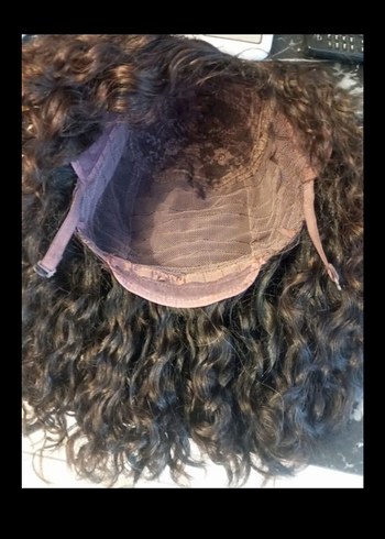Gerçek afro Saç peruk - Görsel 4