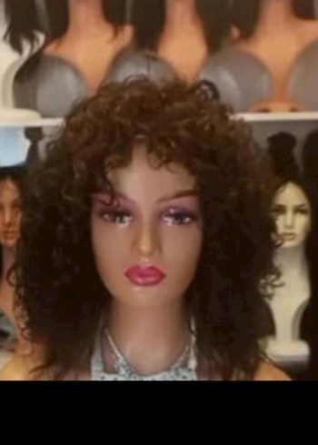 Gerçek afro Saç peruk - Görsel 7